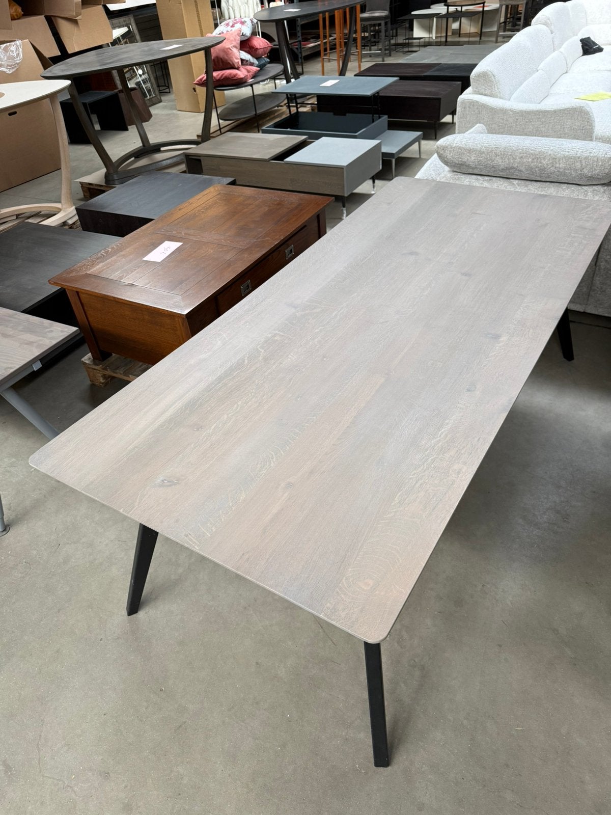 Moderne houten tafel, Enlèvement, Comme neuf