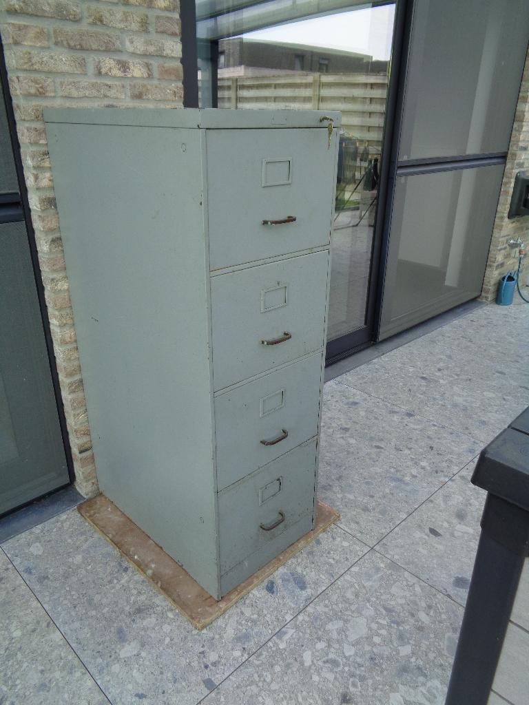 archiefkast, Ophalen, Gebruikt, Metaal, Met slot