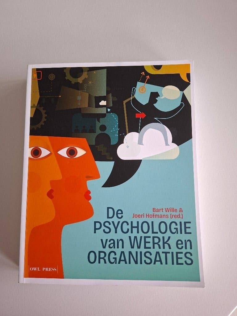 De psychologie van werk en organisaties, Boeken, Ophalen, Zo goed als nieuw