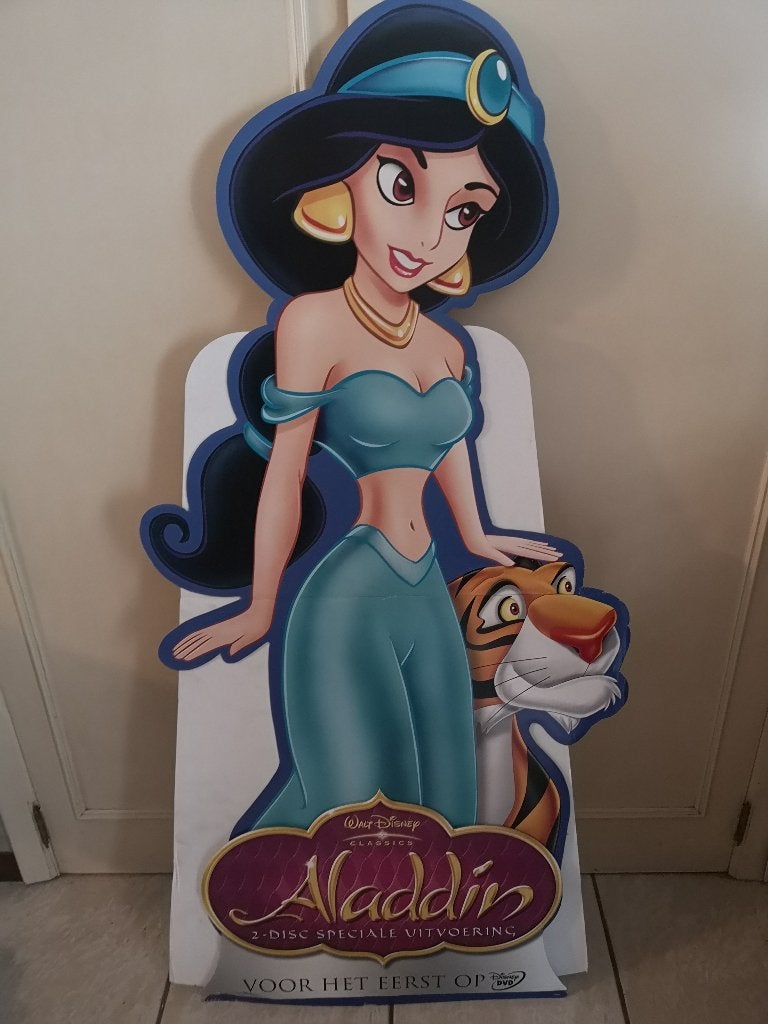 PLV DISNEY Princesse Jasmine grandeur nature, Collections, Enlèvement, Autres personnages, Utilisé, Autres types