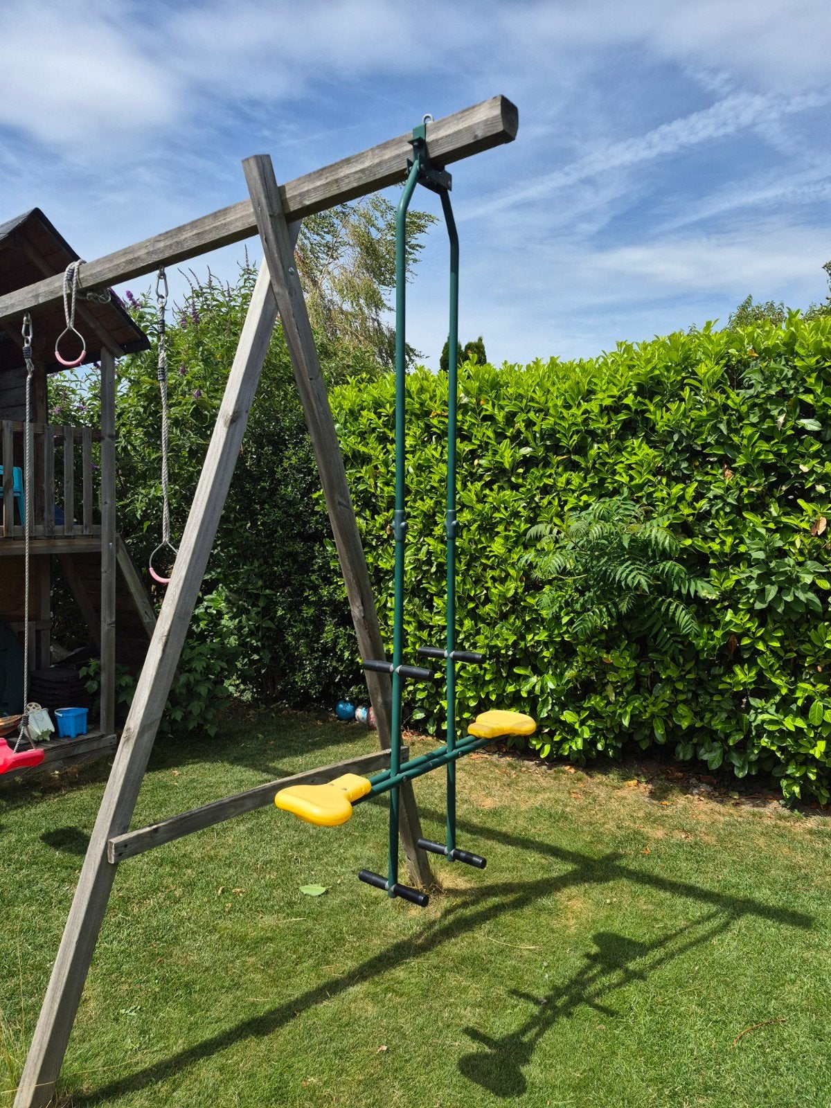 Balançoire double face-à-face (Vis-à-vis) pour portique carr, Kinderen en Baby's, Speelgoed | Buiten | Speeltoestellen, Schommel