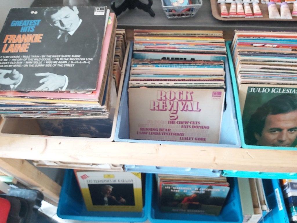 lot van meer dan 300 33t en 100 x 45t vinyl, + 22 dozen, Cd's en Dvd's, Gebruikt, Complilatie, Ophalen of Verzenden, 12 inch