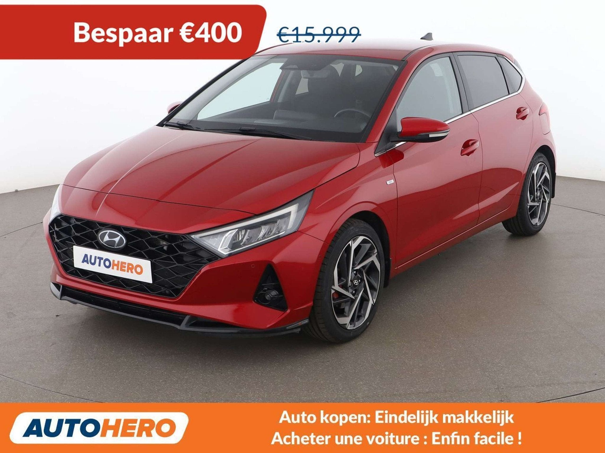 Hyundai i20 1.0 T-GDI Mild-Hybrid Business (bj 2021), Auto's, Stof, Gebruikt, Overige brandstoffen, 5 zetels
