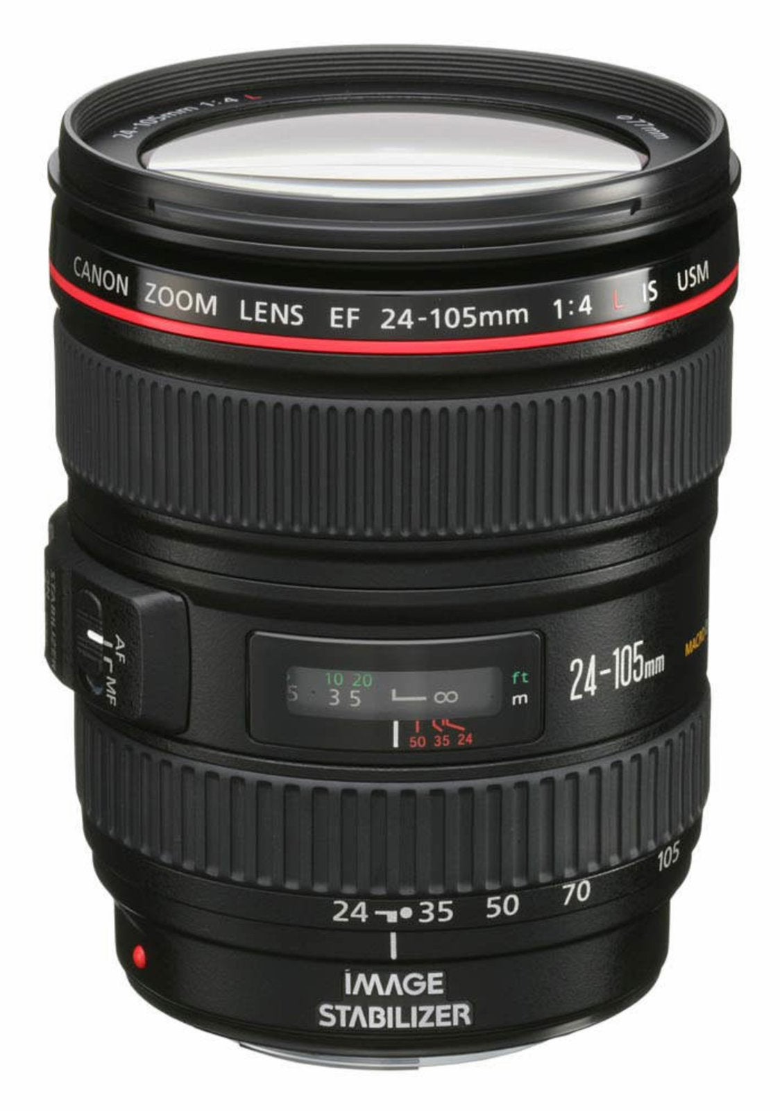 Canon EF 24 - 105. F4  IS, Audio, Tv en Foto, Ophalen, Canon, Zo goed als nieuw, Zonnekap