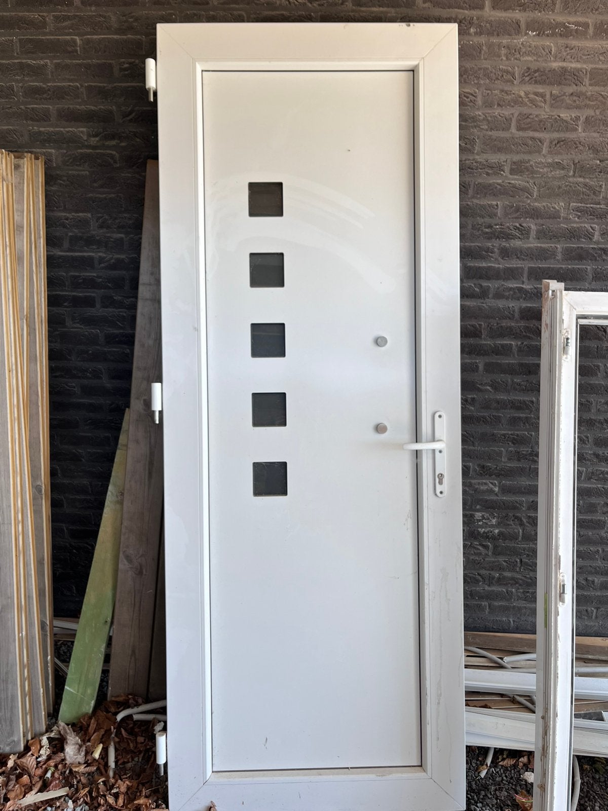 Voordeur pvc, Doe-het-zelf en Bouw, Ophalen, Zo goed als nieuw