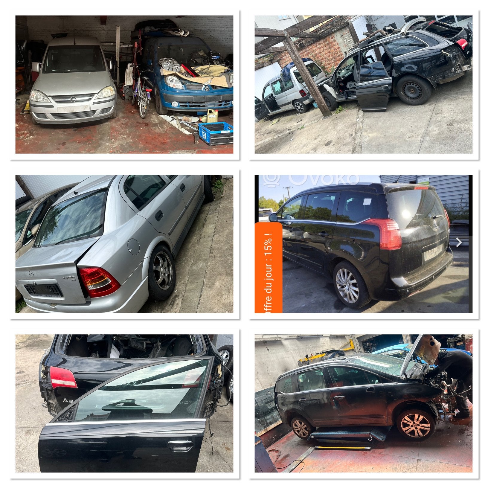 Audi a6 opel combo opel astra renault kangoo peugeot 5008, Enlèvement, Utilisé