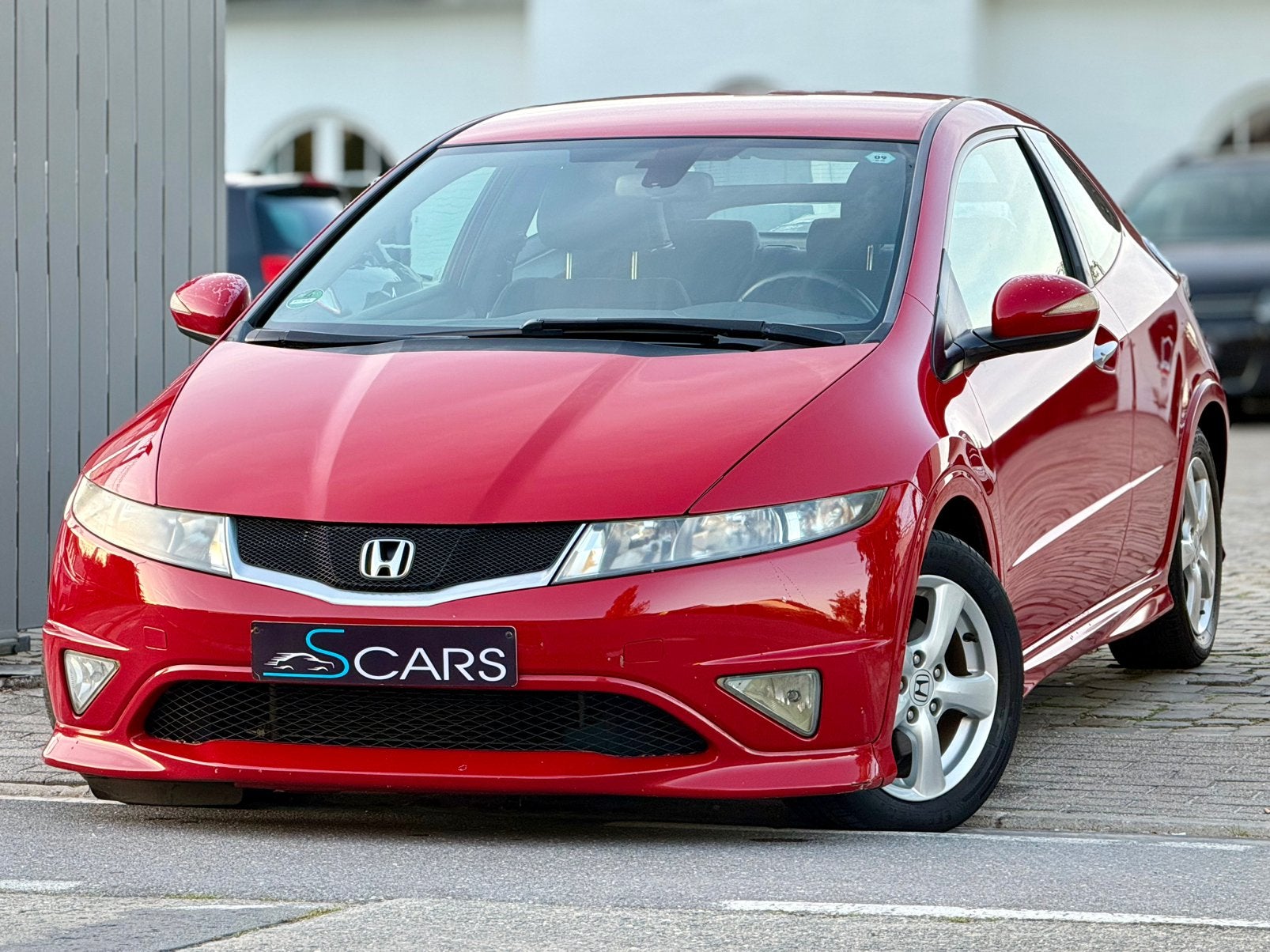 Honda Type S 1.4i ** 135.000 km ** 2009 ** Airco **, Autos, Rouge, Achat, Boîte manuelle, 5 places