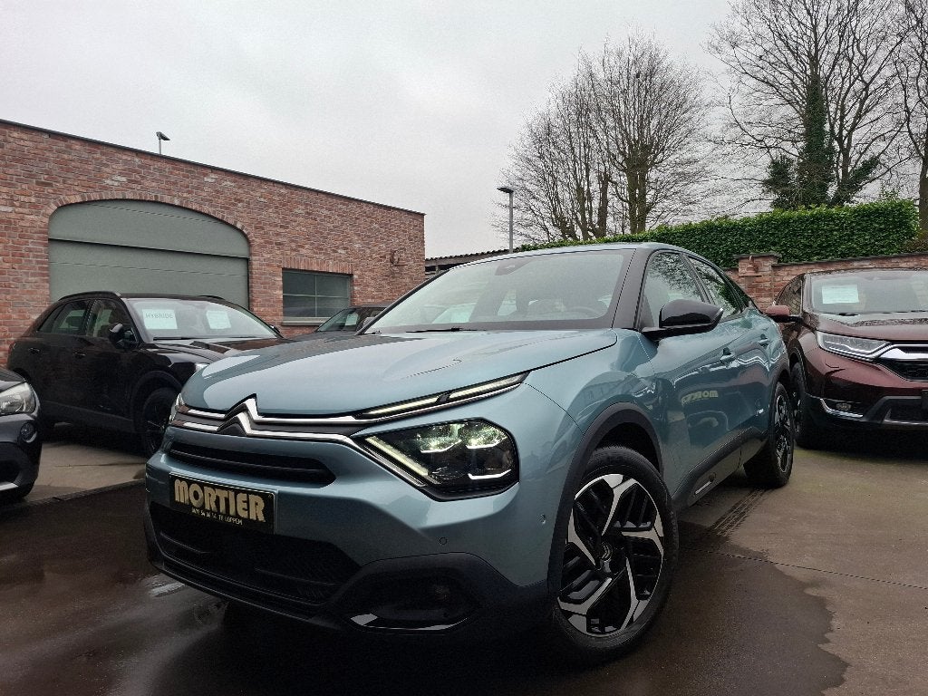 Citroen C4,1.2i/131pk/1ste eig,Leder,Led-Xenon,App St,Cc,Pdc, Dealer onderhouden, Leder en Stof, 5 zetels, 3 cilinders