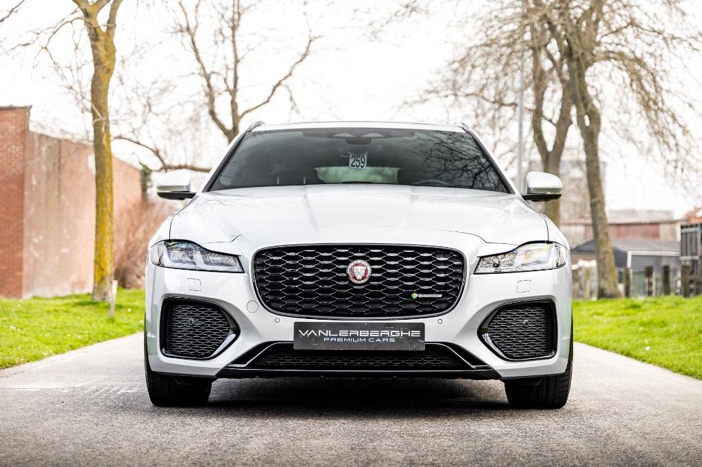 Jaguar XF Sportbrake P250 R-Dynamic * Pano * Trekhaak *, Autos, Jaguar, Cuir, Argent ou Gris, Achat, Euro 6