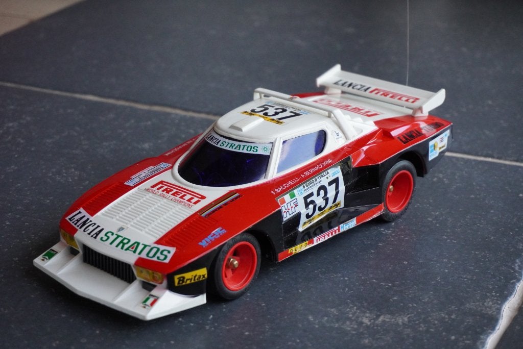 RC Lancia Stratos Turbo - Onko Model SR 101 - Werkend + OVP!, Enlèvement, Comme neuf