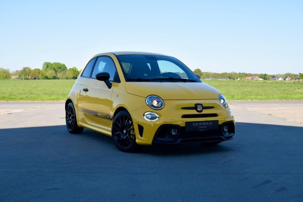 Abarth 595 Competizione 1.4T Beats/Sabelt/CarPlay/Giallo/PDC, Auto's, 4 zetels, 4 cilinders, Alcantara, Geel
