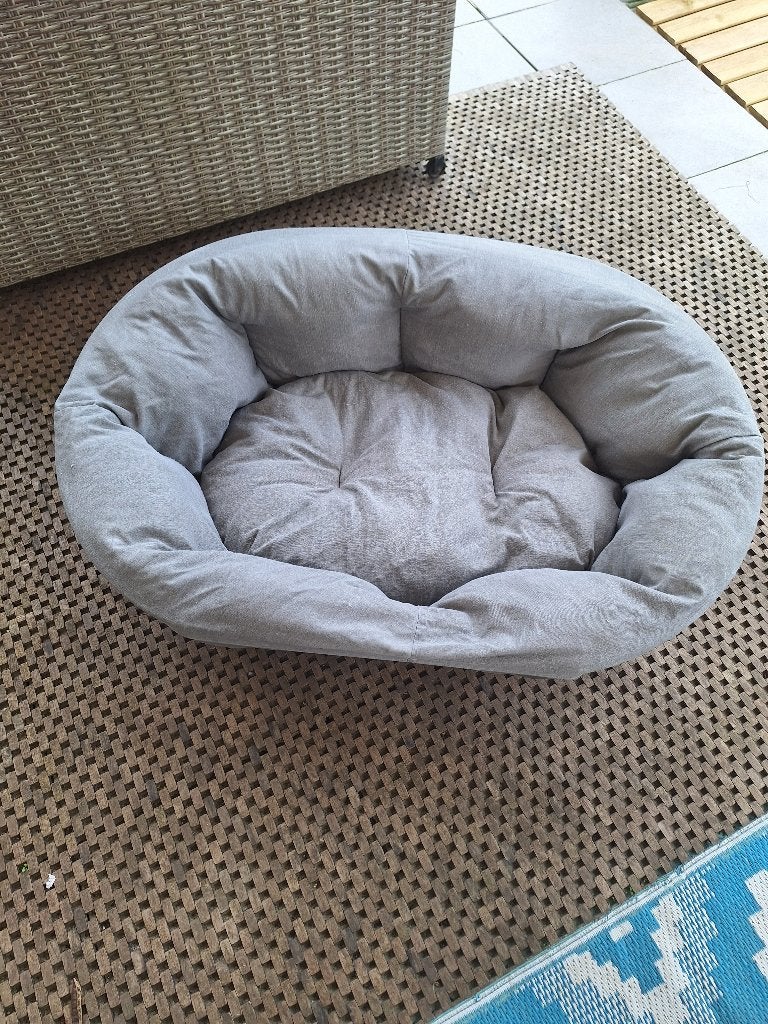 Panier  chien xxl avec coussin, Enlèvement, Comme neuf, Polyester