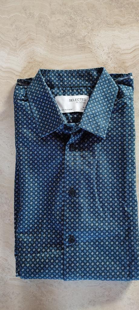 Chemise" Selected Homme", Enlèvement ou Envoi, Neuf, Bleu, Selectede