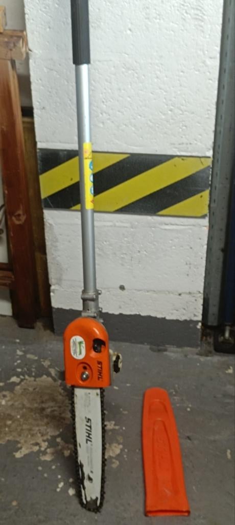 Tronçonneuse sthil sur perche, Ophalen