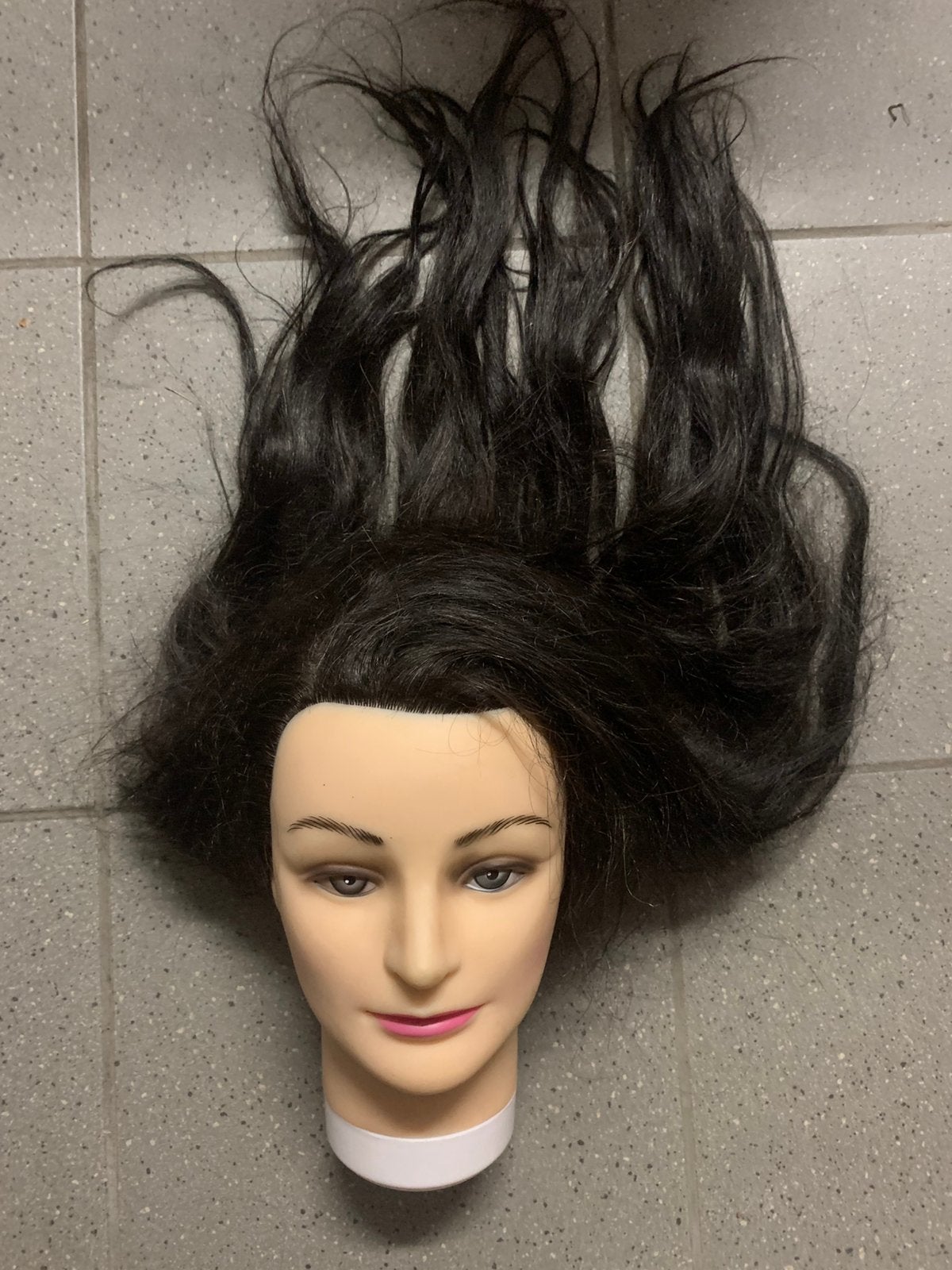 Kapperspop met lang haar, Bijoux, Sacs & Beauté, Beauté | Soins des cheveux, Enlèvement ou Envoi, Comme neuf