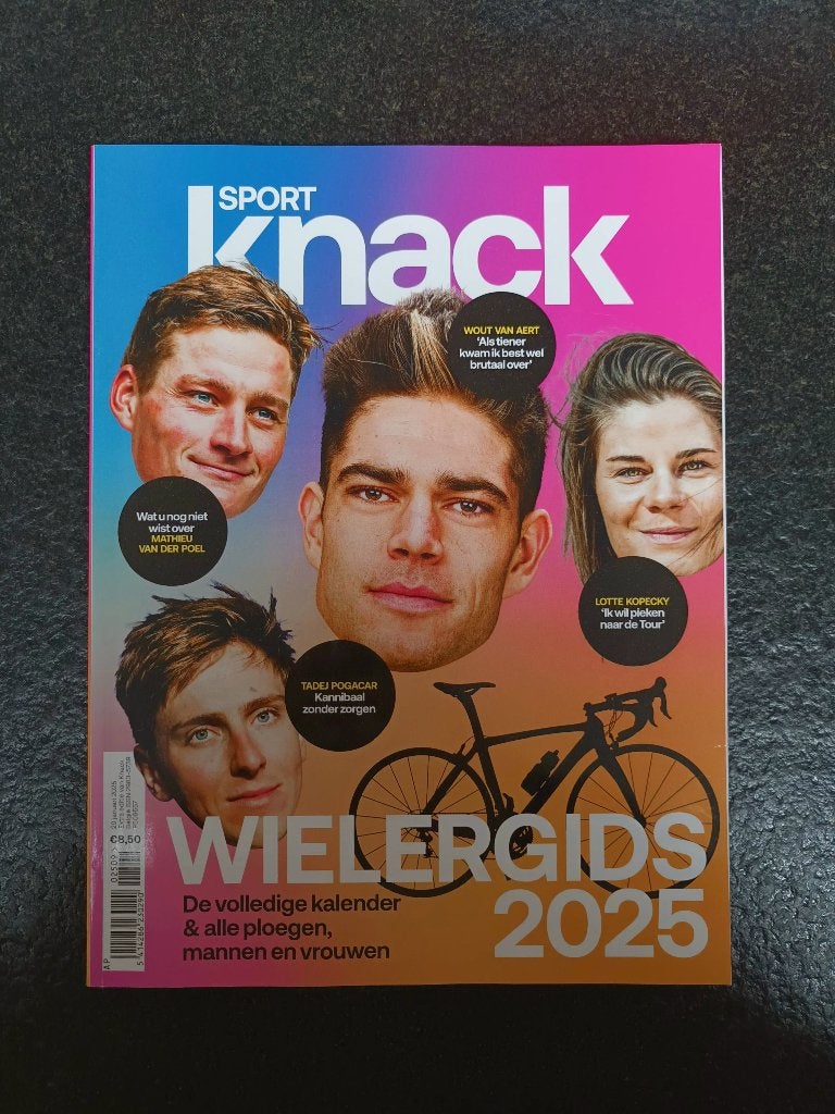 Knack Sport - Wielergids 2025, Boeken, Verzenden, Zo goed als nieuw, Sport en Vrije tijd