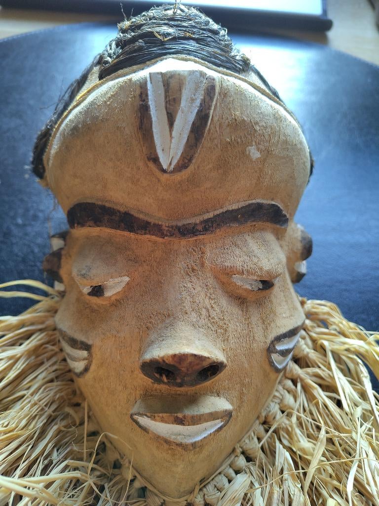 PENDE MBUYA MASKER CONGO, Antiek en Kunst, Ophalen of Verzenden