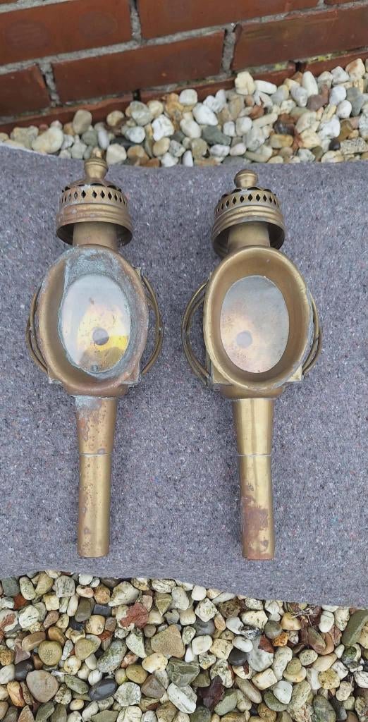 Antieke Koetslampen, set van 2 voor slechts €40,-🤝, Ophalen of Verzenden