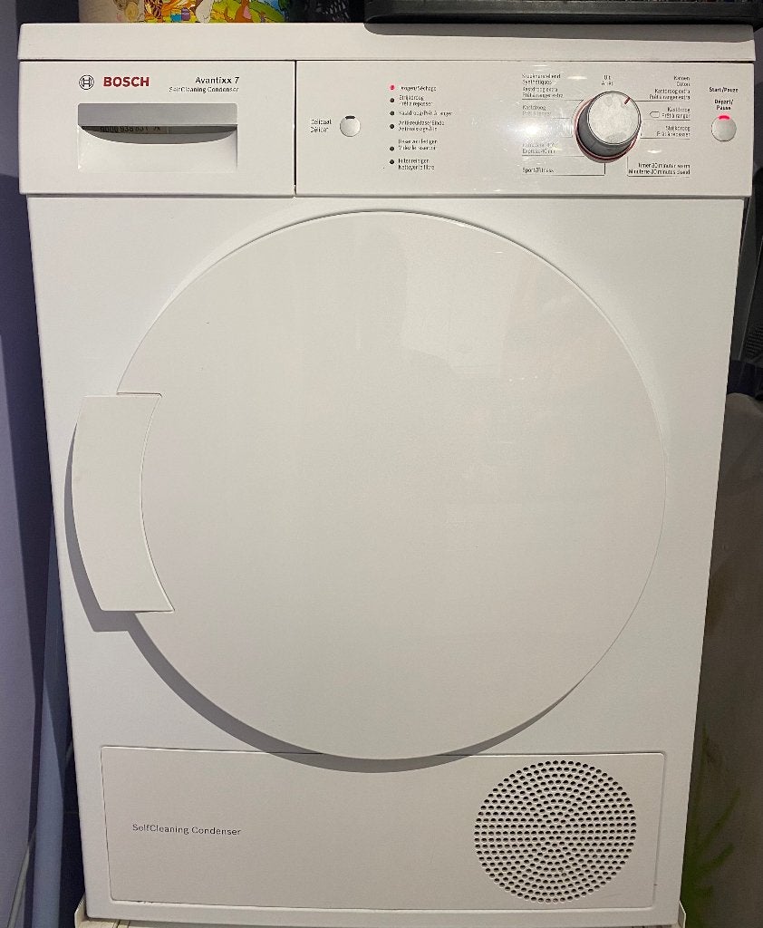 Condensatie droogkast, Elektronische apparatuur, Ophalen, 6 tot 8 kg, Gebruikt, Anti-kreukfase