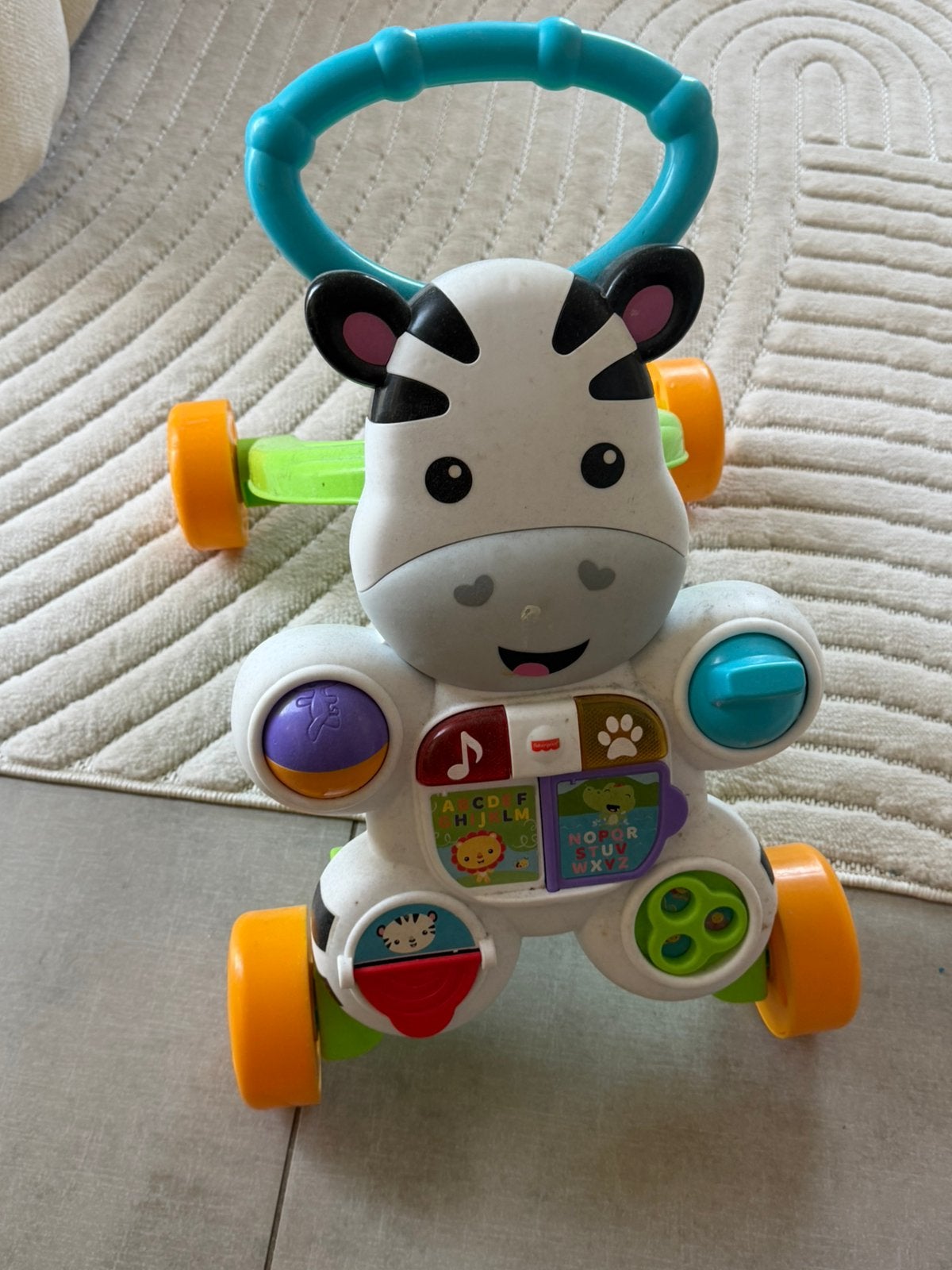 Fisher Price Trotteur Zèbre Apprends avec Moi, Enlèvement, Comme neuf