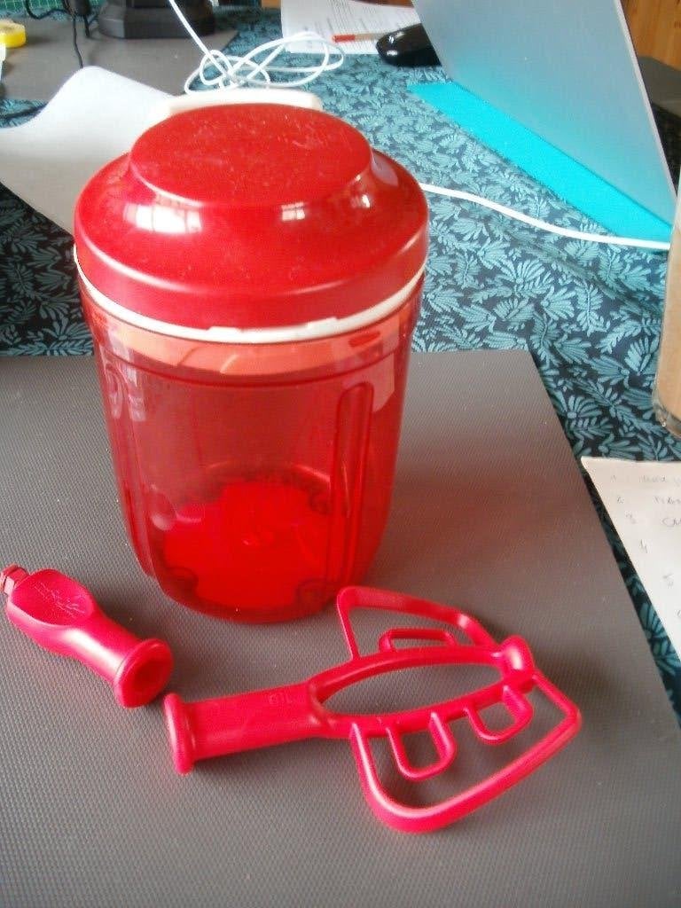 TUPPERWARE Klopper met trekkoord, Overige typen, Kunststof, Ophalen of Verzenden, Zo goed als nieuw