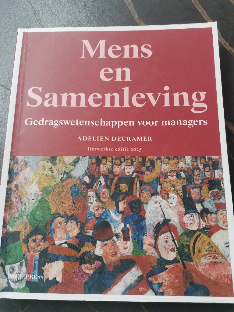 Mens en samenleving, Ophalen of Verzenden, Gelezen, Overige niveaus, Adelien decramer