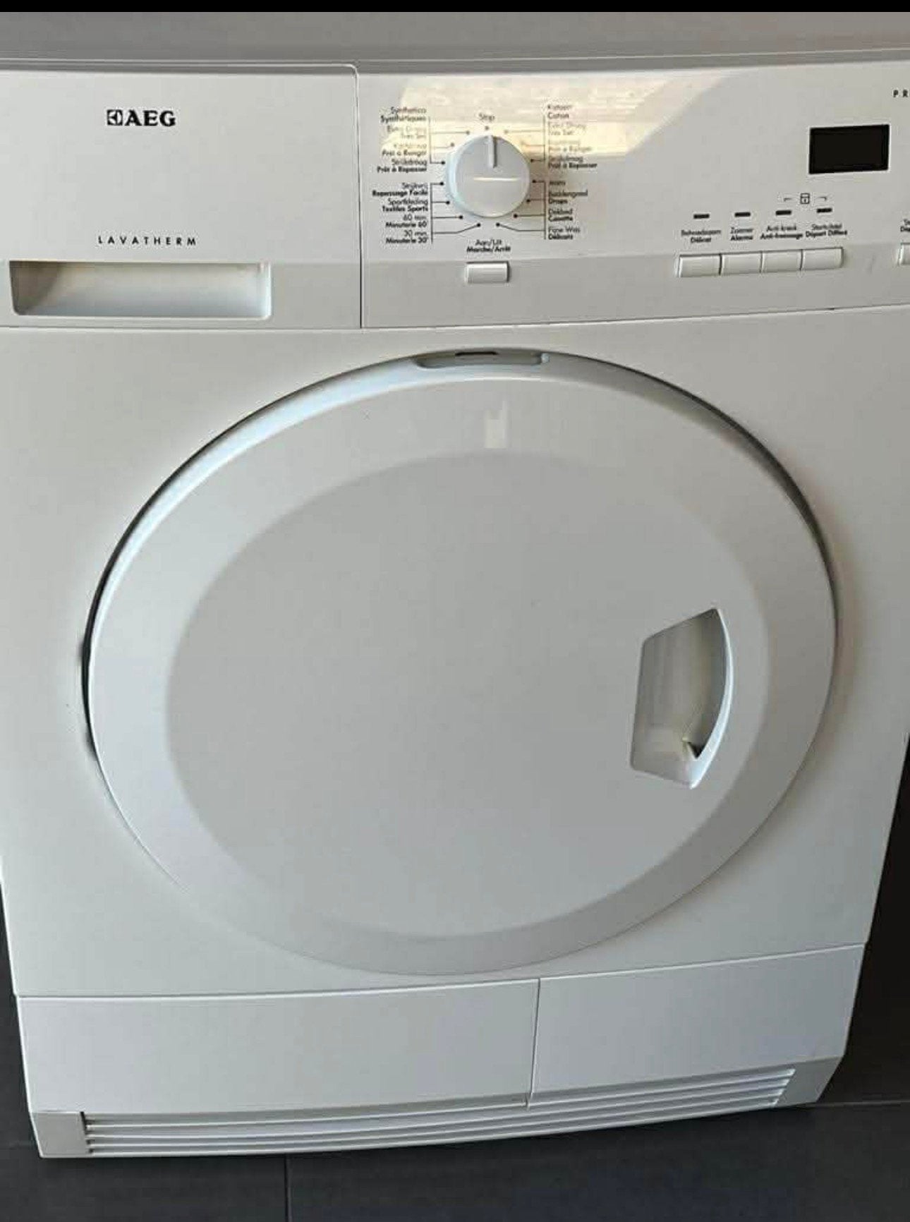 Droogkast aeg 8kg A+++ warmtepomp, Elektronische apparatuur, Droogkasten, Ophalen, Gebruikt