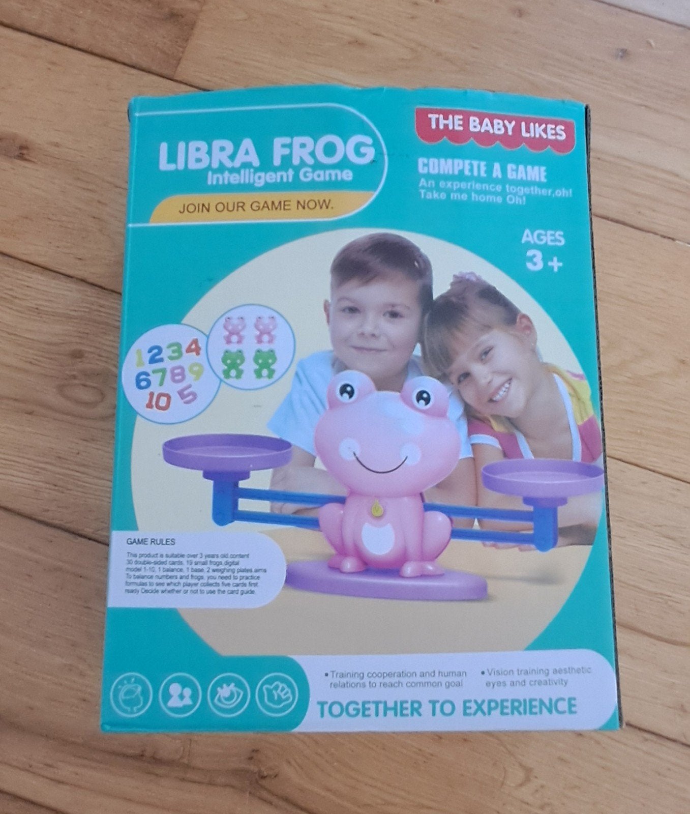 Jeu d'équilibre éducatif Libra Frog, jeu intelligent, Enlèvement ou Envoi