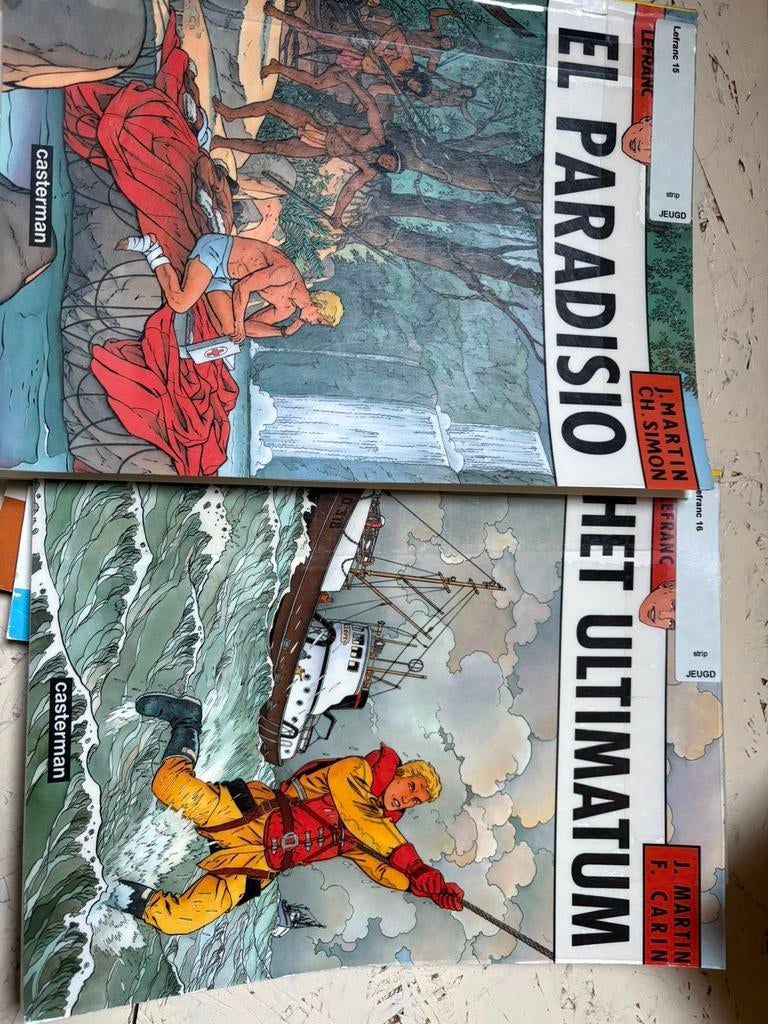 Lefranc - el paradisio + het ultimatum, Ophalen of Verzenden, Gelezen