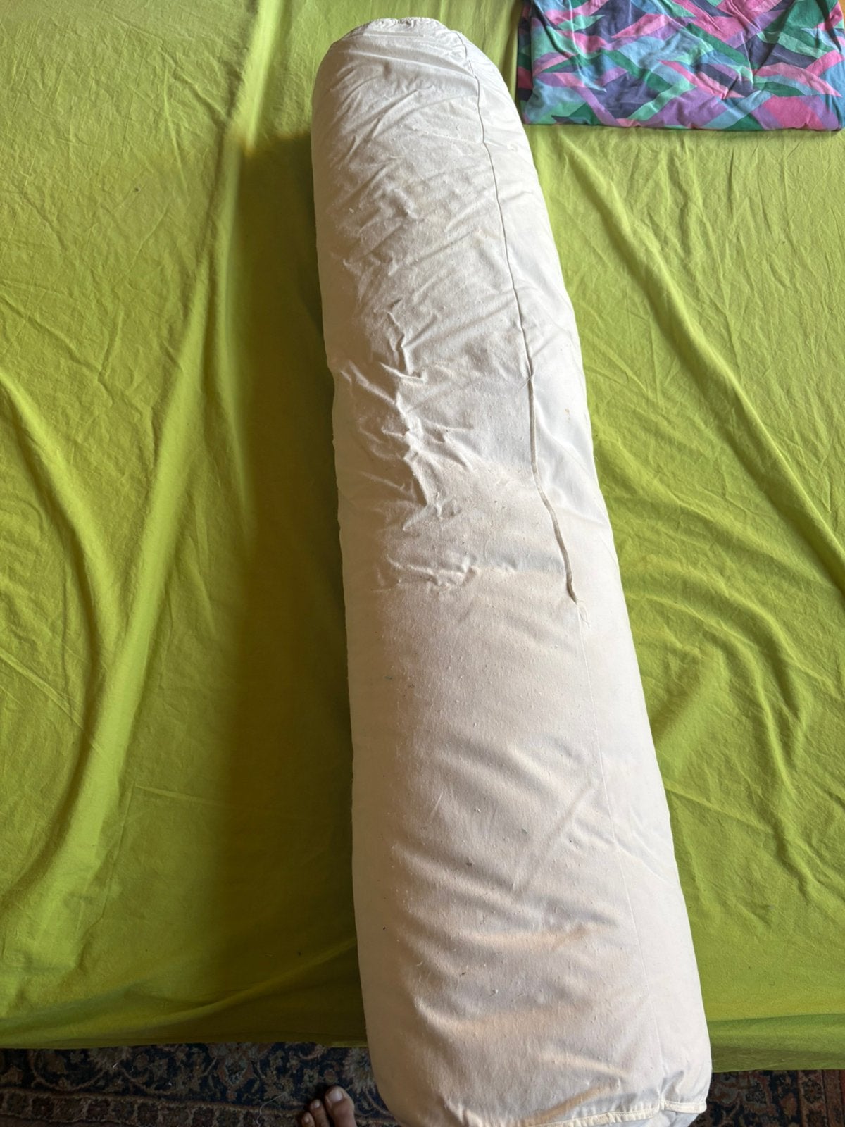 Coussin en rouleau banane, Enlèvement, Utilisé