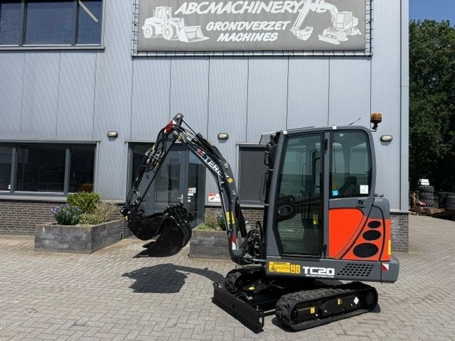 Terex TC20 2500u 2T Minigraver Minikraan SLP/SRT ZGST, Ophalen, Graafmachine