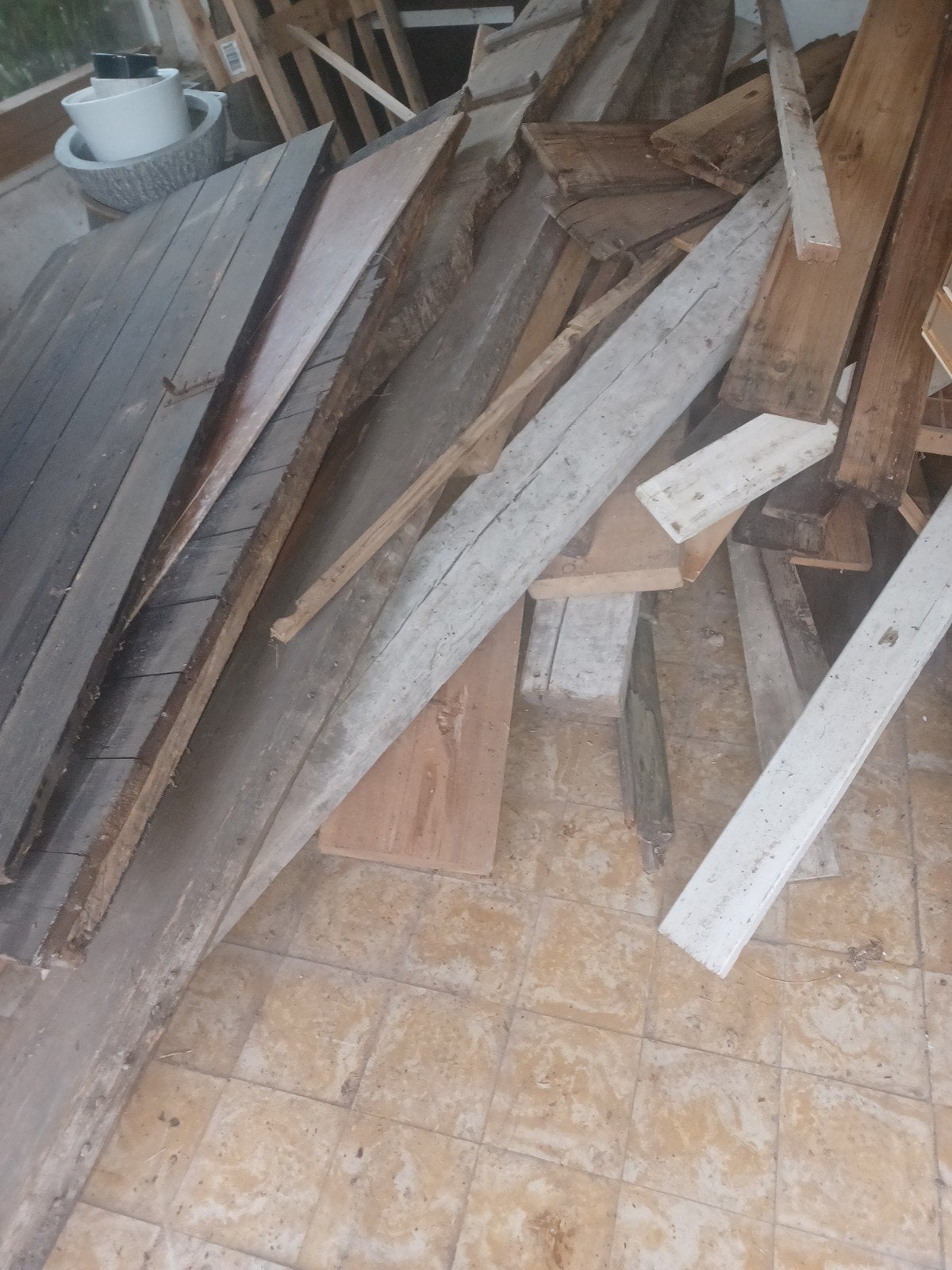 déchets de bois gratuits, Jardin & Terrasse, Enlèvement, Utilisé, Autres types