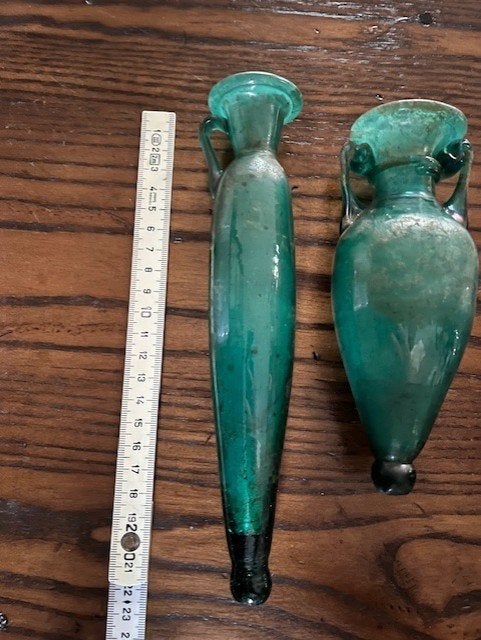 Romeinse glazen flessen, Antiek en Kunst, Verzenden