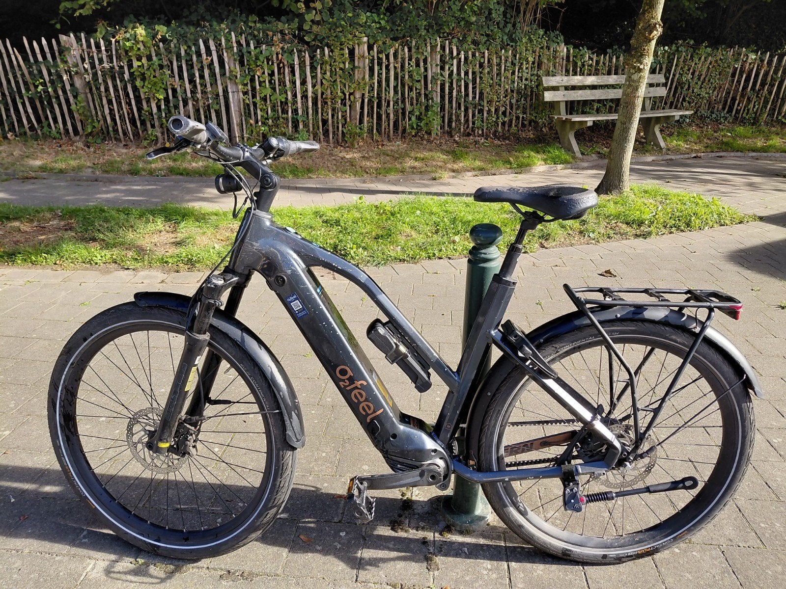 Vélo Électrique o2 feel Vern Urban Power 9.1, 51 à 55 cm, Enlèvement, Utilisé, 50 km par batterie ou plus