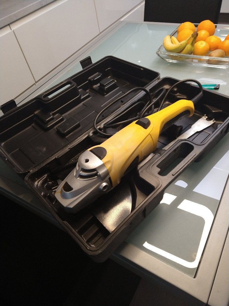 nieuwe hand slijpmolen 1800w / 230mm, Ophalen, Nieuw, 1000 watt of meer, Haakse handslijpmachine