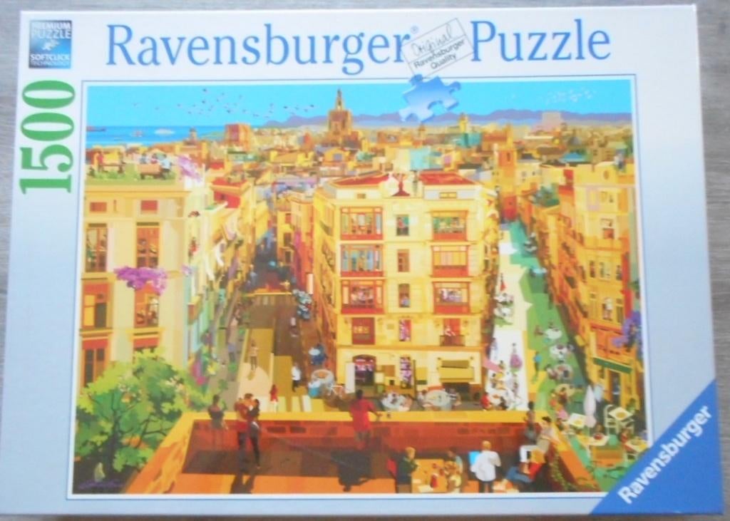 ravensburger puzzel 1500 stukjes avond in valencia nieuw, Hobby en Vrije tijd, Ophalen of Verzenden, Nieuw