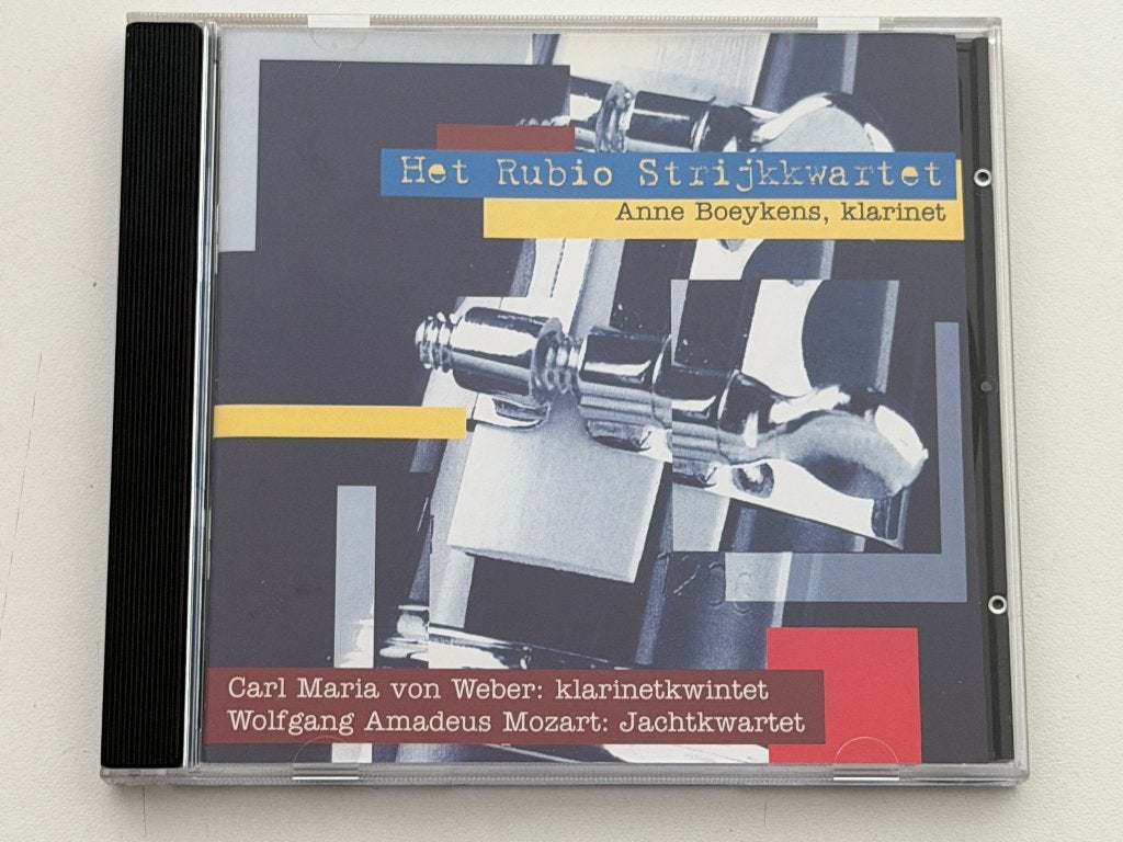 Het Rubio Strijkkwartet - Von Weber / Mozart, Enlèvement ou Envoi, Utilisé, Mozart