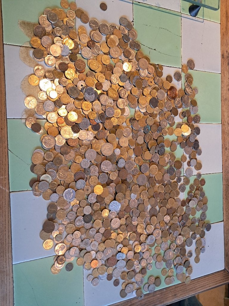 lot oude munten 5 kg, Ophalen of Verzenden, Munten