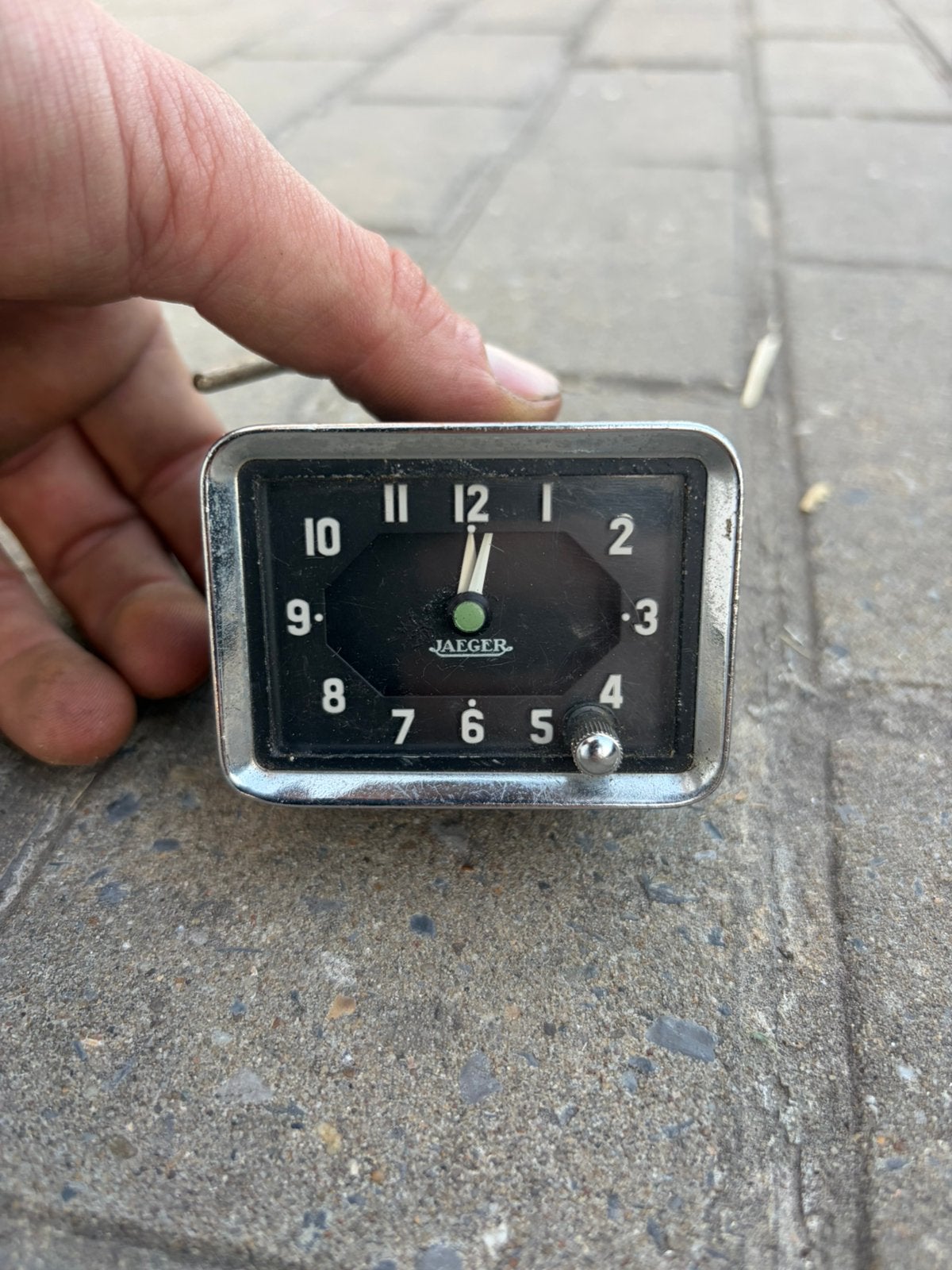 vintage Jaeger dashboardklok, Ophalen of Verzenden, Citroën