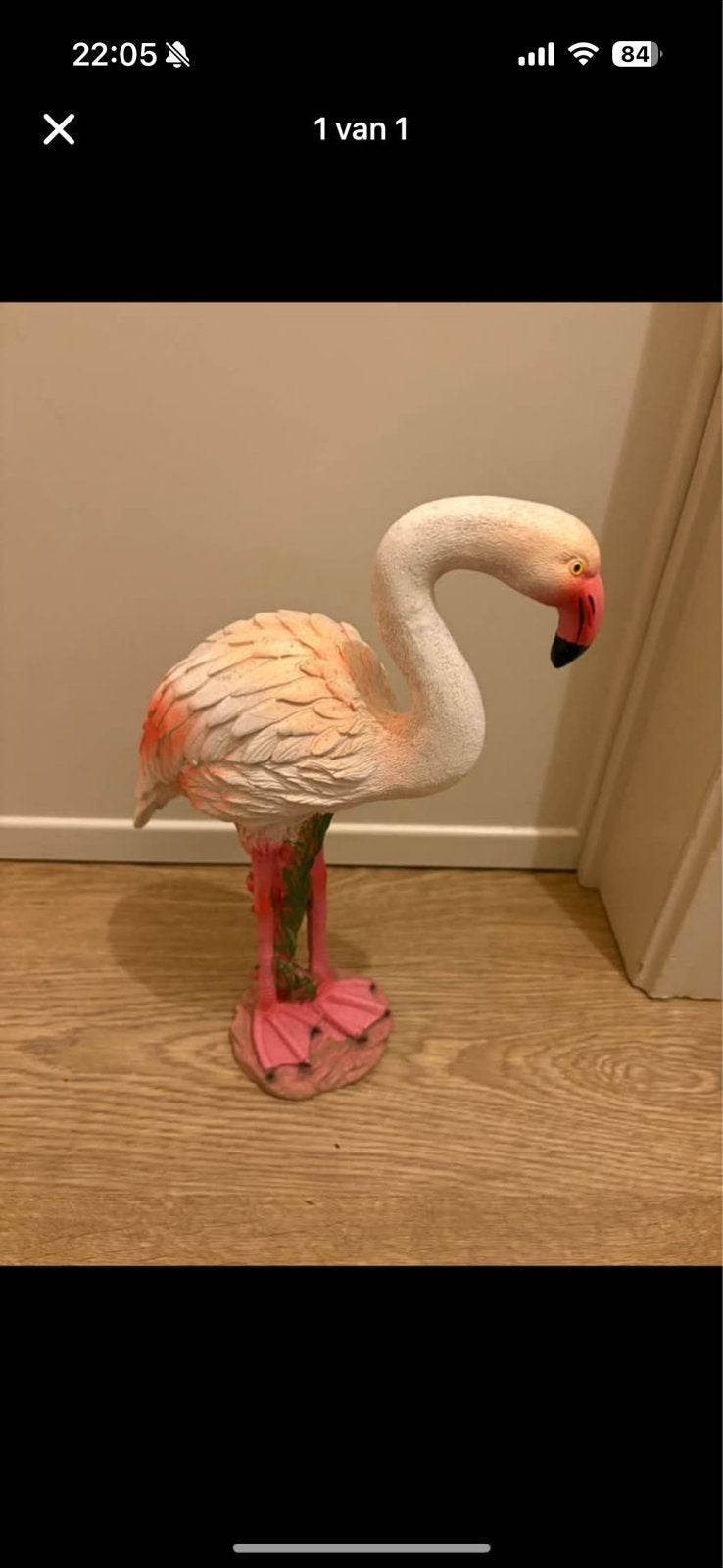 Décoration flamant rose de 25 cm de haut, Enlèvement, Neuf, Autres, Statue ou Figurine