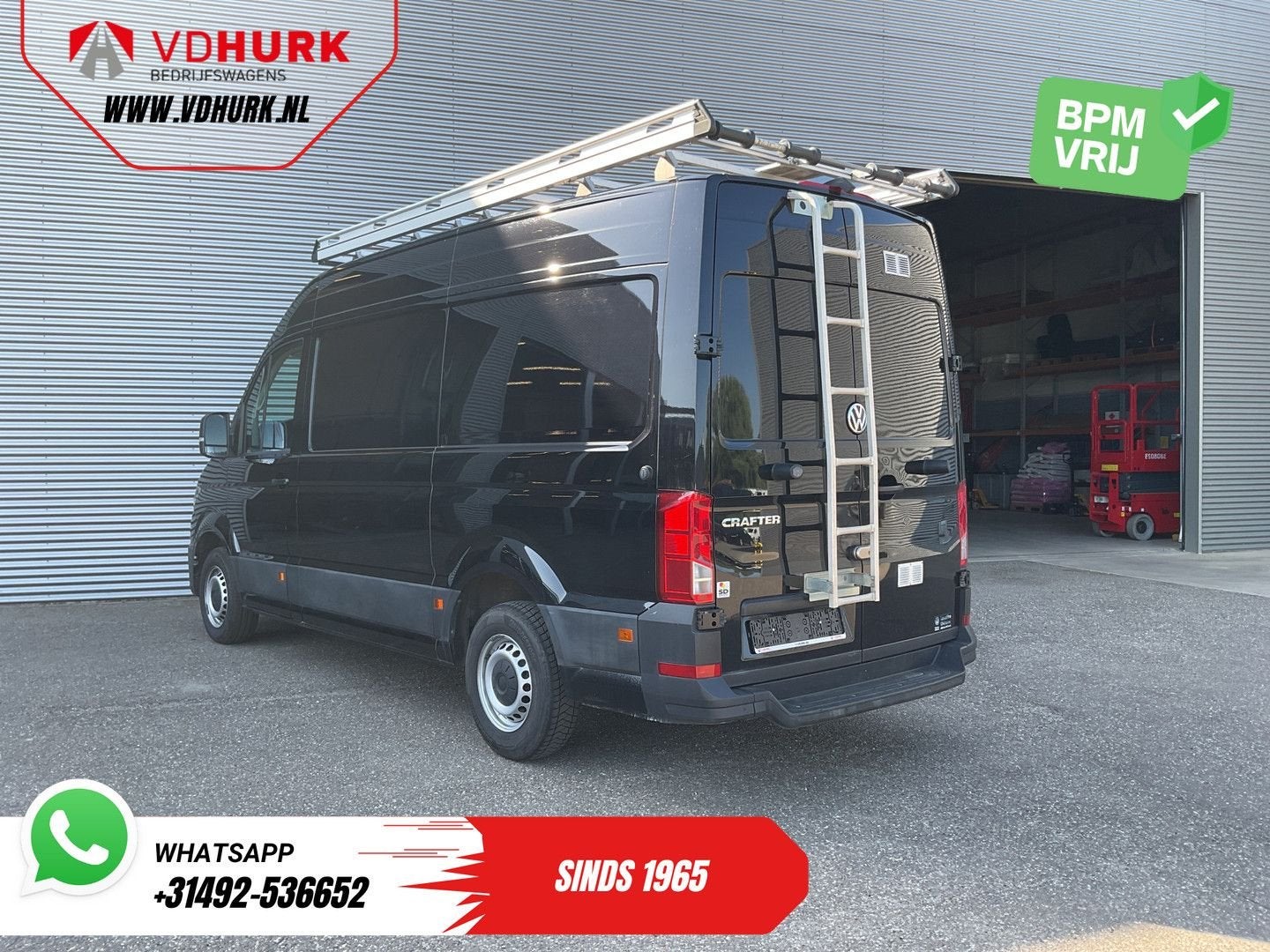 Volkswagen Crafter 2.0 TDI 180 pk DSG Aut. L3H3 Carplay/ Gev, Auto's, Automaat, Zwart, Bedrijf, Diesel