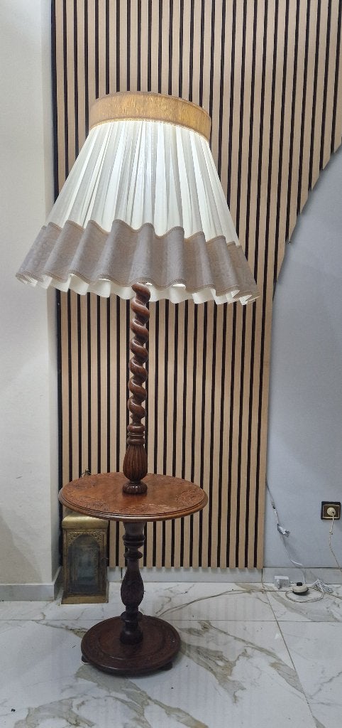 Antiek European barley twist Standard lamp, Enlèvement ou Envoi