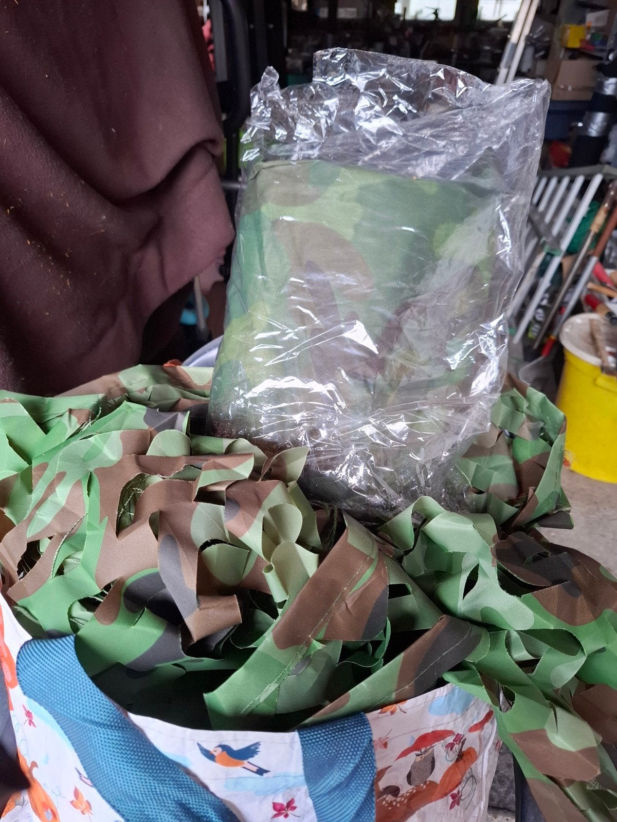 2 apparte camouflagenetten samen te koop, Ophalen, Nieuw, Overige typen