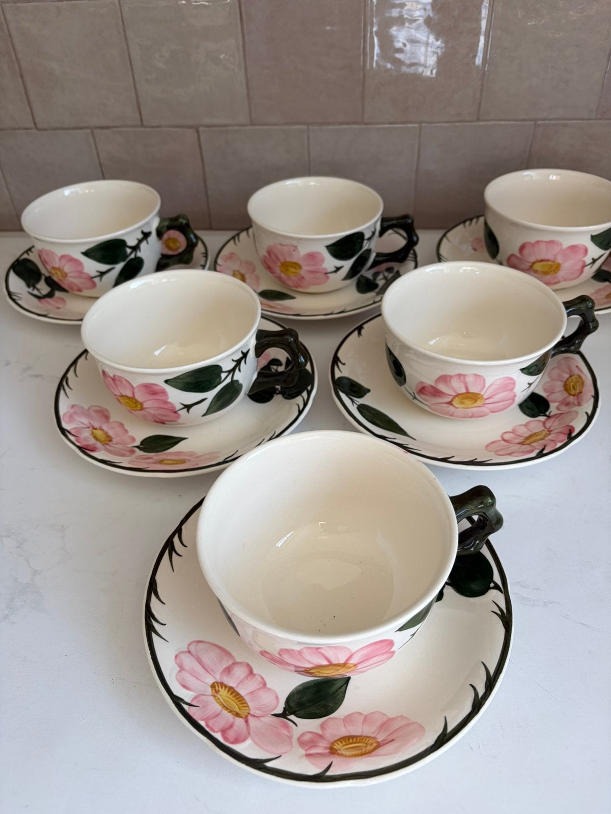 Villeroy & Boch Wild Rose tasses a café ou thee, Enlèvement ou Envoi