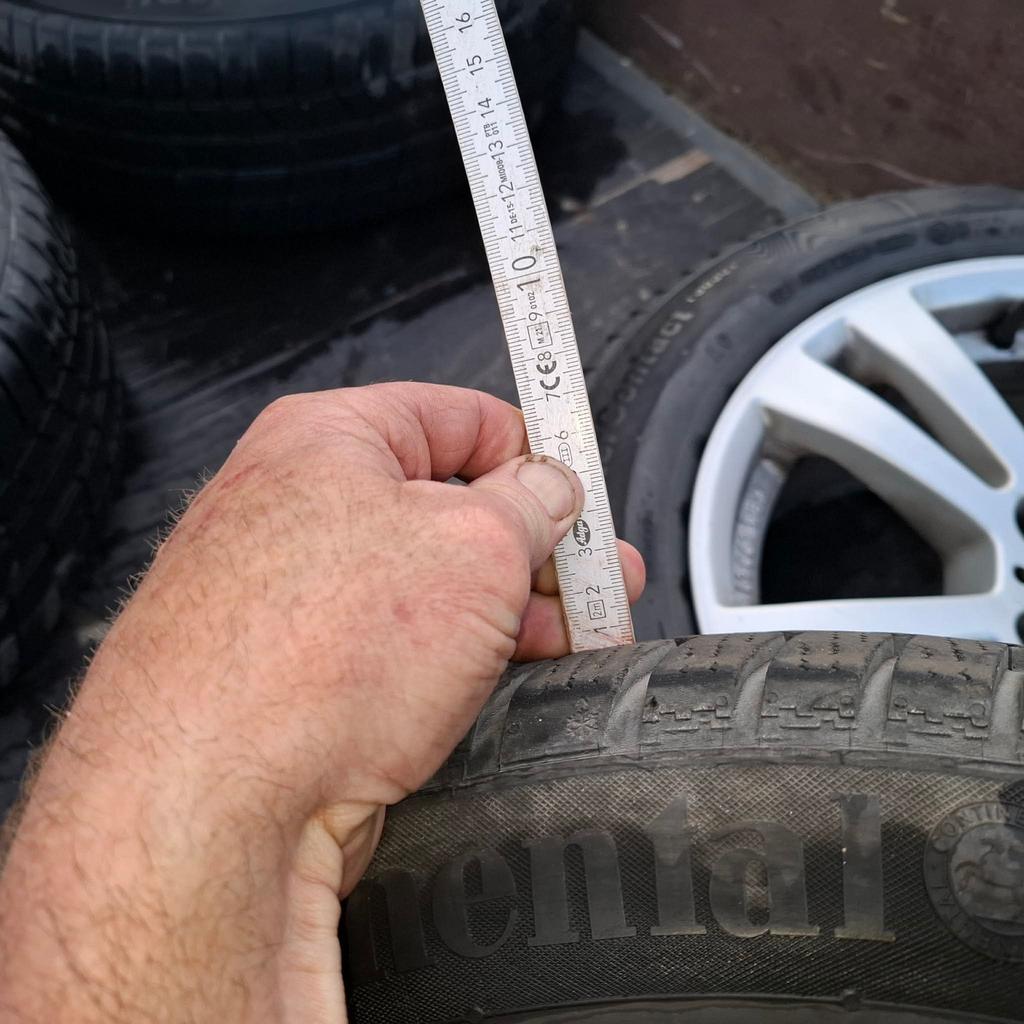 4 * Mercedes 16” winterband incl. velgen 205/55, Enlèvement, Utilisé, Mercedes-Benz