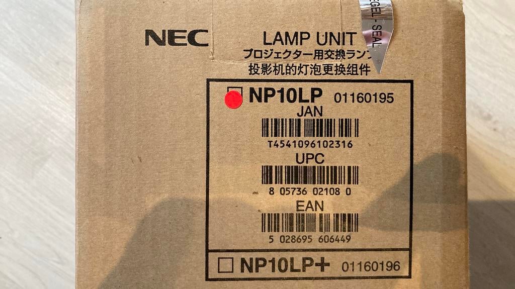NEC NP10LP, Ophalen, Nieuw, NEC
