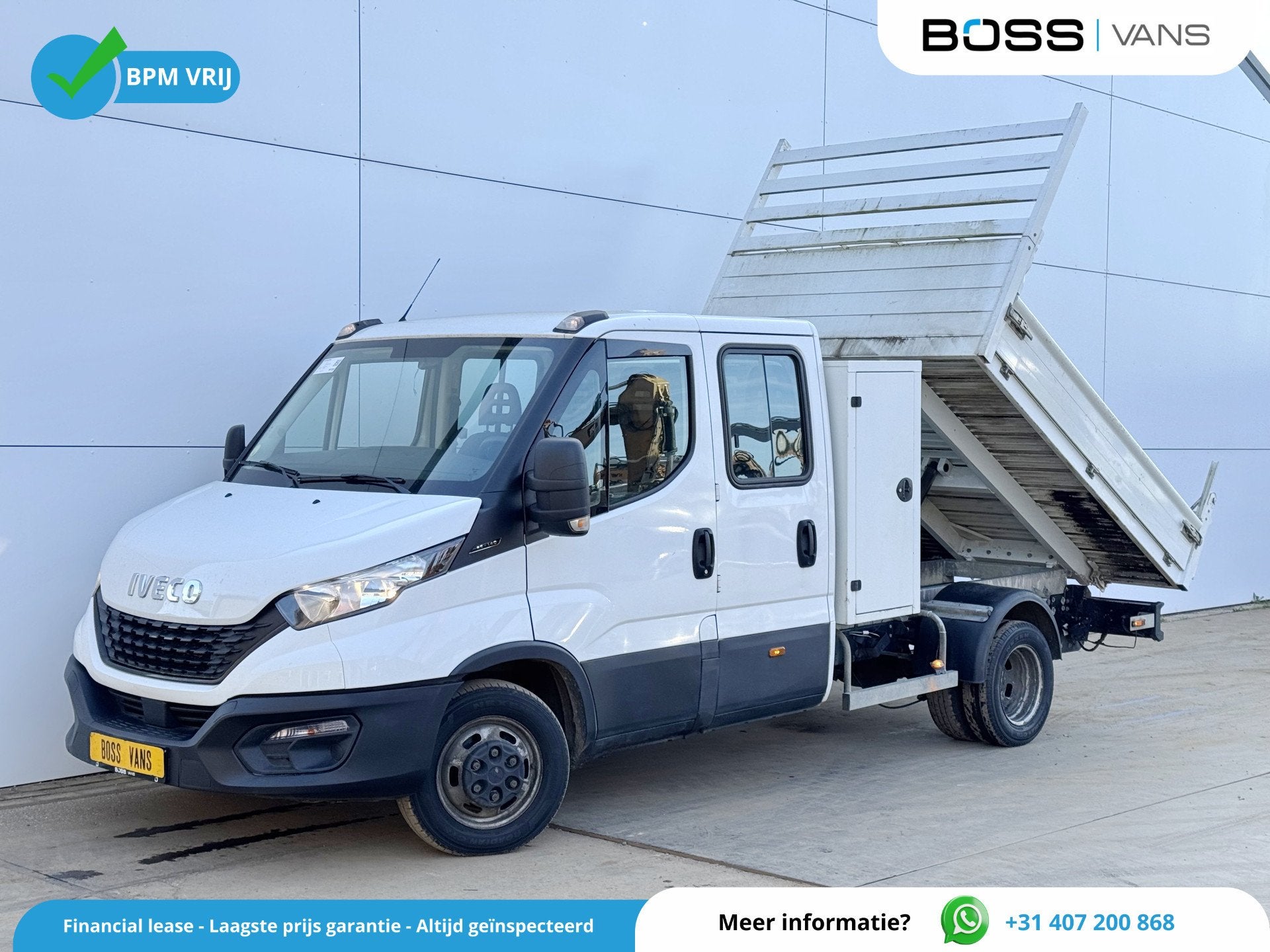 Iveco Daily 35C14 2.3 Kipper Dubbele Cabine Dubbellucht 3,5t, Achat, 4 portes, Entreprise, Iveco