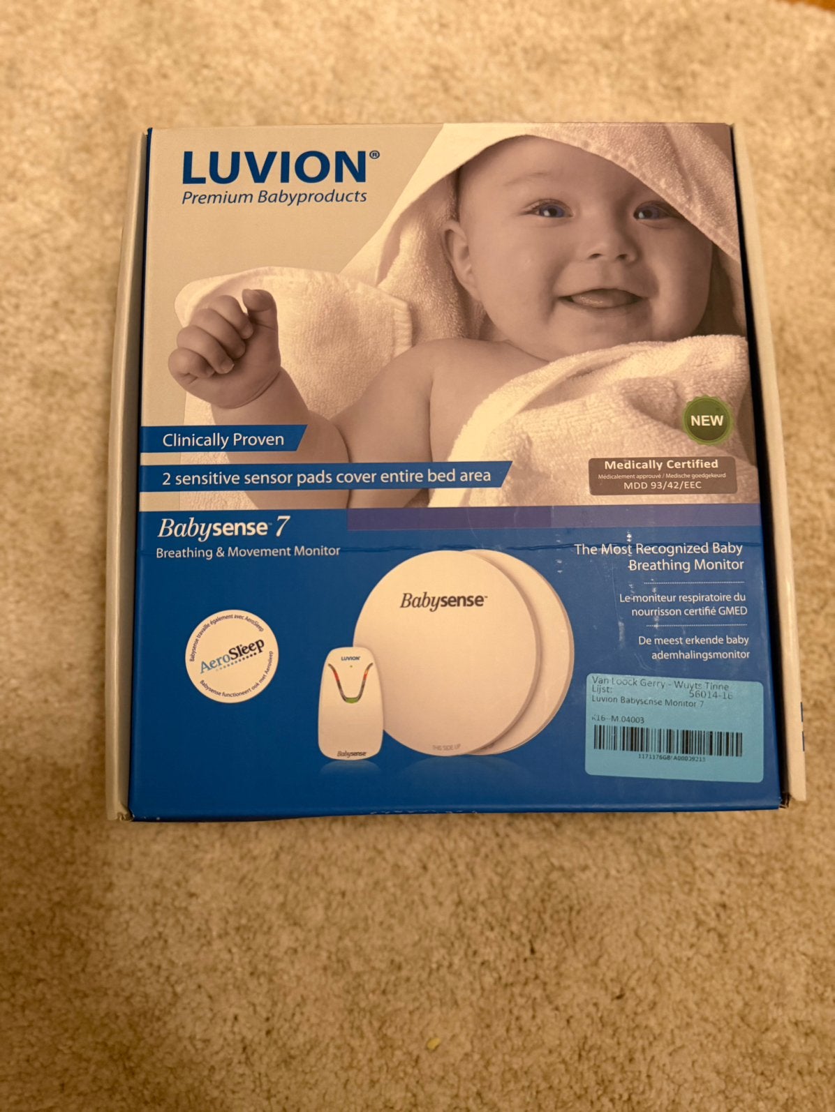 Luvion babysense 7, Kinderen en Baby's, Ophalen of Verzenden, Nieuw