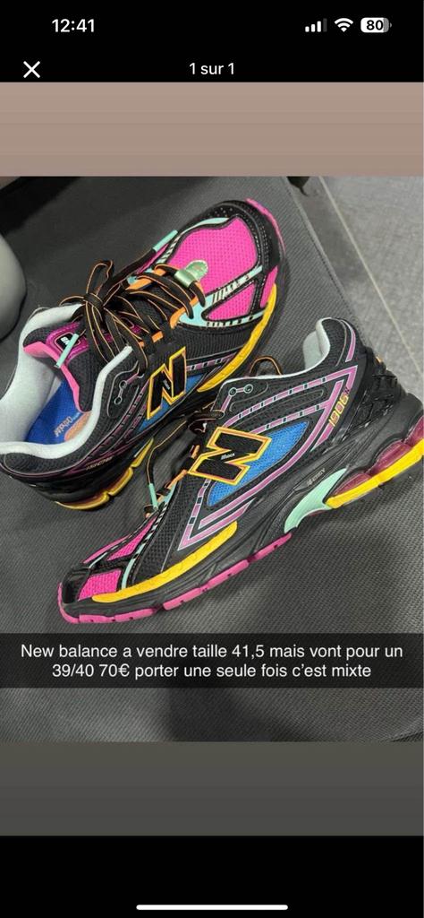 Basket new balance mixte, Enlèvement, Comme neuf