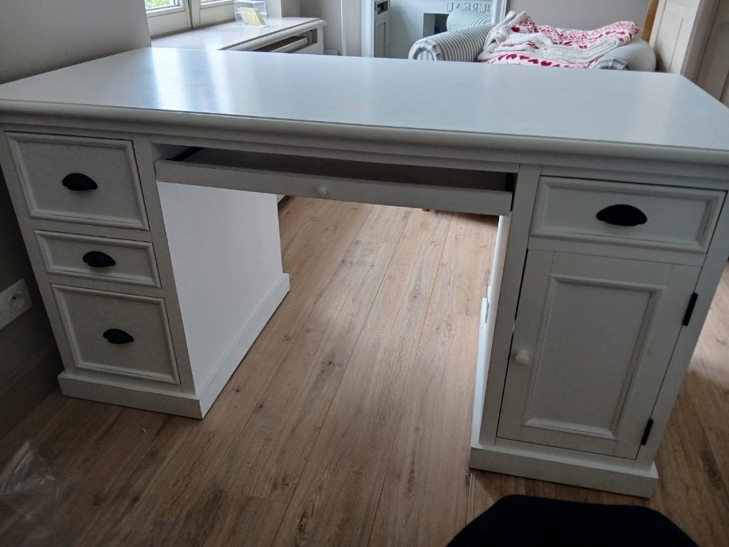 Witte bureau van maison du monde, Ophalen, Zo goed als nieuw, 70 cm, Wit